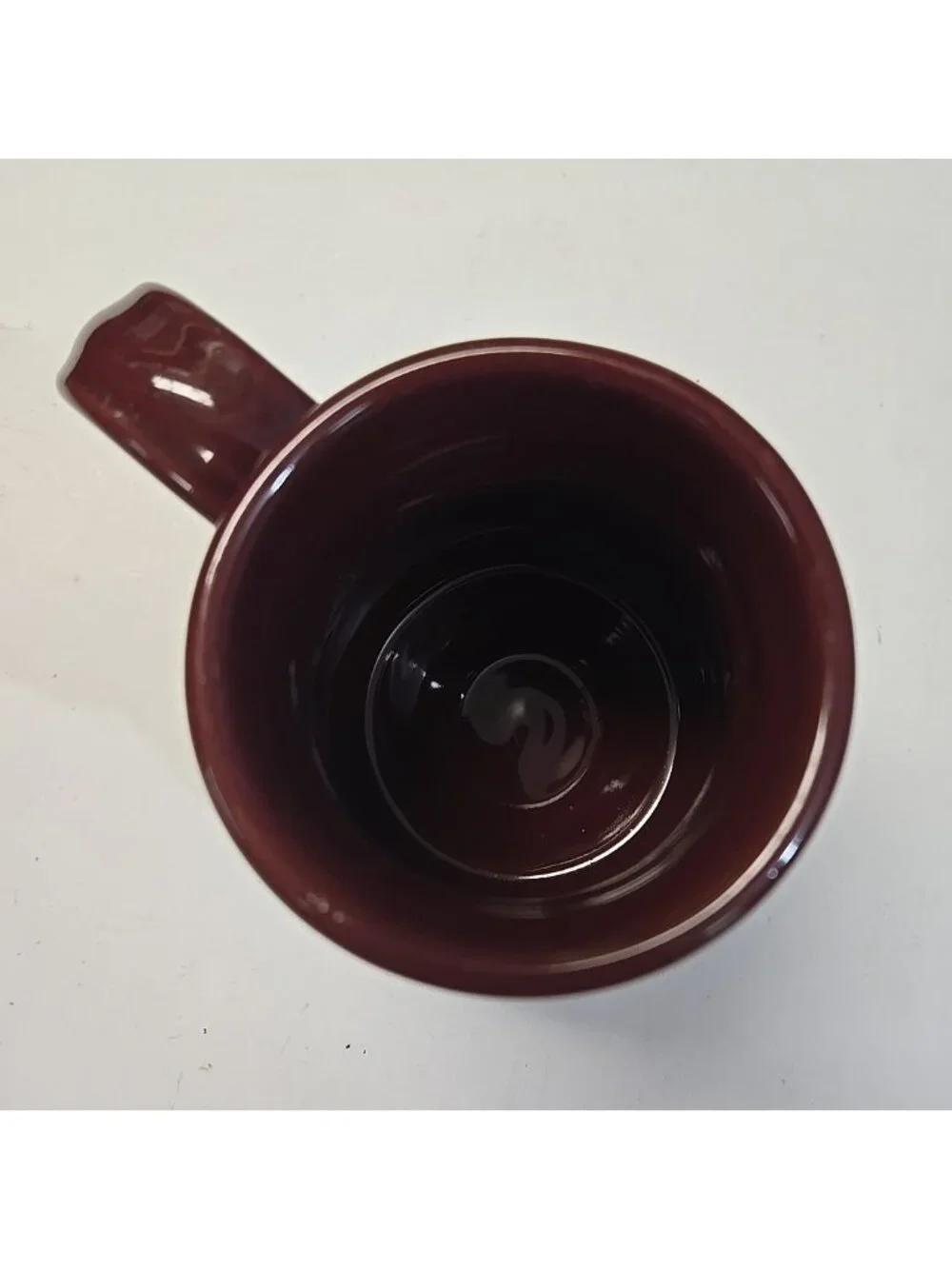 Deneen Pottery Harbor View Cafe Pepin Wisconsin Red Belly Mug Handthrown 2006